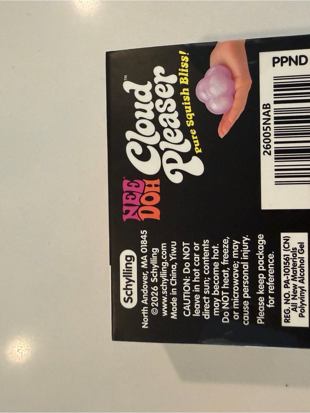 Needoh Cloud Pleaser Soft Posh Squish Purple Cloud Stress Toy rare - Picture 4 of 4